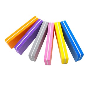 Lime à ongles jetable Zebra double face 100 grains EMERY 9cm Professionnelle Multicolore Bloc polissoir pour soins des ongles - Product Image 3