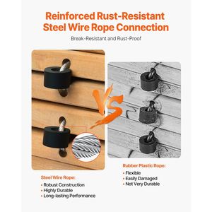 Pasarela de Jardín de Madera Curva Antideslizante de 7 pies x 17 pulgadas para Exteriores, con Conexión de Cuerda de Alambre de Cedro para Paisajismo y Terrazas - Product Image 3