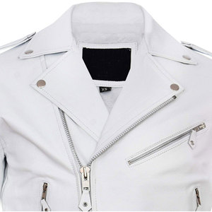 Chaqueta de cuero genuino para hombre, estilo piloto, con cuello de piel, abrigo de invierno de cuero auténtico, cierre de cremallera y detalle de cinturón. - Product Image 3