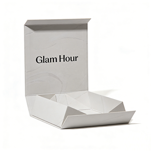 Boîte cadeau en carton magnétique écologique, recyclable, avec impression de logo personnalisée de luxe pour l'emballage de cosmétiques - Product Image 1