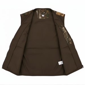 Vente en gros de gilets de chasse sans manches pour hommes, personnalisés, en tissu Oxford polyester/coton, imperméables, coupe-vent et anti-UV, pour l'été - Product Image 3