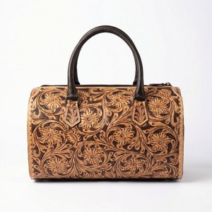 Vintage Women's <b>Handbag</b> Genuine Leather Bags Shoulder Bags Brown Leather <b>Handbags</b> for Women - Product Image 1