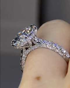 2 Carat Oval Cut Lab Diamond Engagement <b>Ring</b> for Women | Hidden Halo <b>Solitaire</b> Wedding <b>Ring</b> | IGI Certified Luxury Bridal - Product Image 3