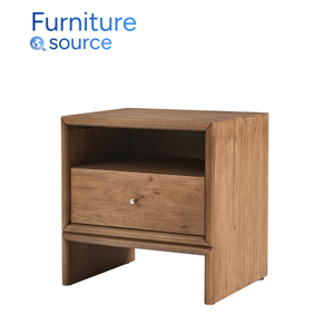 Mesita de Noche Moderna y Elegante para Dormitorio, 2 Cajones, Estructura Ajustable, Almacenamiento Junto a la Cama, para Hogar, Hotel, Villa, Escuela, Dormitorio, Fábrica en Vietnam - Product Image 1