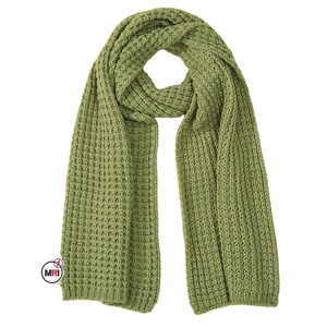 Bufanda cálida de Invierno para mujer, informal, transpirable, ligera, tejida de lana gruesa lisa de alta calidad, último diseño personalizado 100% - Product Image 5