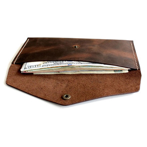 Luxury leather <b>cash</b> <b>envelope</b> with multiple <b>cash</b> compartments premium stitching durable hardware minimalist design for sale - Product Image 1