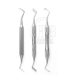 Curetas Quirúrgicas Dentales Manuales de Precisión, con Empuñadura Ergonómica, Reutilizables, de Acero Inoxidable, Instrumentos para Tratamiento Periodontal - Product Image 3
