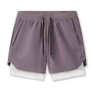 Pantalones Cortos Deportivos Personalizados para Hombre, de Lona, Transpirables, de Secado Rápido, Corte Holgado, para Verano, con Cordón Ajustable, de Poliéster y Algodón - Product Image 3