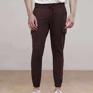 Pantalon cargo décontracté pour homme, léger, respirant, avec tissu extensible et poches multiples élégantes - Product Image 1