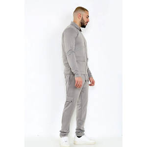 Survêtement d'hiver de luxe pour homme en polyester/coton respirant avec logo personnalisé, coupe-vent et pantalon de jogging - Service OEM - Product Image 3