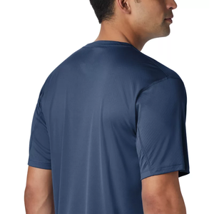 Camiseta Deportiva de Verano de Algodón con Cuello Redondo, Estilo Nuevo, Logotipo Personalizado, Secado Rápido, Color Sólido, Manga Corta, Talla Grande, Estilo Vintage - Product Image 2