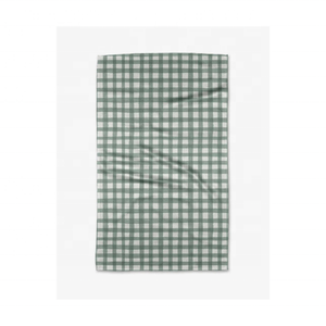 Handmade 100% Cotton Grids <b>Embroidered</b> Golf 16x26 115 GSM Quick Dry Lightweight Budget Best Sustainable Machine Wash Tea <b>Towels</b> - Product Image 1