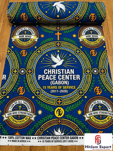 Customized African Wax Print Fabric Manufacturer Church Anniversary Uniform Convention Celebration Textile Supplier - Product Image 5