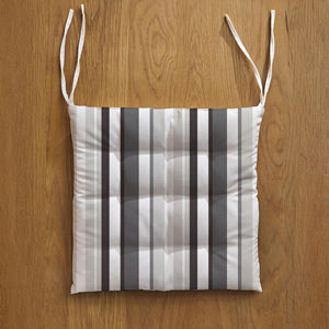 Coussin de chaise rembourré en coton avec attaches, coussin d'assise épais et doux pour chaises de salle à manger, coussins de chaise antidérapants pour la cuisine - Product Image 1