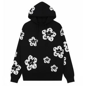 Chándal de Mezclilla Personalizado 100% Algodón para Hombre, con Capucha, Estilo Casual Urbano, Bordado/Efecto Desgastado, Transpirable y Ligero - Product Image 2