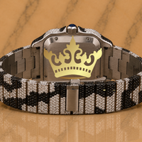 Montre en moissanite de qualité supérieure pour hommes, entièrement sertie de diamants VVS, acier inoxydable, montre-bracelet de luxe