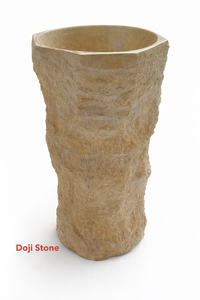 Lavabo de Mármol Tallado a Mano de Lujo Moderno - Lavabo Independiente Premium Fácil de Limpiar con Acabado Mate/Brillante para Mueble de Baño - Product Image 4