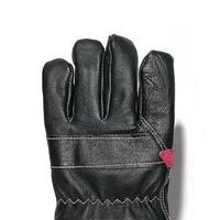 Gants en cuir imperméables et résistants au feu personnalisés pour la lutte contre les incendies et les équipements de sécurité pour pompiers