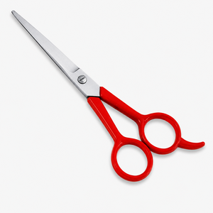 Tijeras Profesionales para Cortar Cabello, Tijeras de Peluquería de Acero Inoxidable con Mango Rojo - Product Image 4