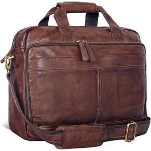 Vintage Genuine Leather Messenger <b>Bags</b> with Adjustable Shoulder Strap Classic Crossbody <b>Satchel</b> for Business Travel and Everyday - Product Image 5