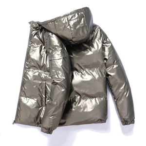 Unique Design Plus Size Men's <b>Waterproof</b> Zipper Button Hooded Eco-Friendly Puffer <b>Jacket</b> Winter <b>Warm</b> Puffy Down <b>Jacket</b> 2023 - Product Image 6
