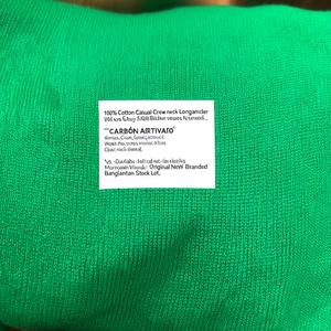 Pull à col rond à manches longues en coton 100% pour femmes, décontracté, nouvelle marque originale, lot de stock du Bangladesh - Product Image 3
