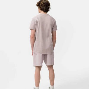 Shorts de Playa Unisex Rosa Claro 100% Algodón de Secado Rápido y Transpirables con Cintura Elástica Alta, Bolsillos y Estampado Floral con Cierre de Cordón - Product Image 4