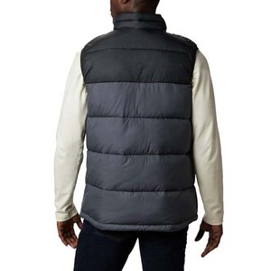 Chaleco de Invierno de Alta Calidad, Cálido y Resistente al Frío, con Cuello Alto, Bordado, en Poliéster con Contraste de Color - Product Image 1