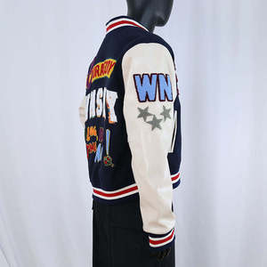 แจ็คเก็ตแฟชั่นแบบ Letterman Varsity พรีเมียม ดีไซน์สตรีทแวร์ สำหรับผู้ชายและผู้หญิง จำหน่ายส่ง - Product Image 3