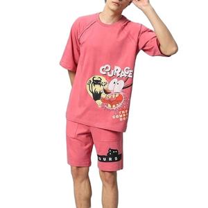 Conjunto de pantalones cortos de verano para hombre, superventas, Material de algodón transpirable, diseño serigrafiado informal ligero, novedad de 2025 - Product Image 3