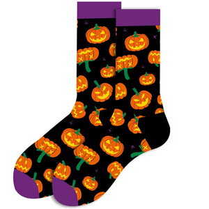 Haute qualité Halloween père noël chaussettes de Compression grande taille respirant jetable pour les femmes Sport course extensible équitation - Product Image 4