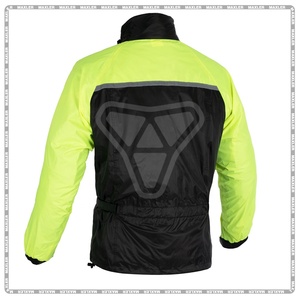 Combinaison de pluie haute visibilité pour femmes et hommes avec capuche masque facial veste coupe-vent pour le golf et les fortes pluies - Product Image 2