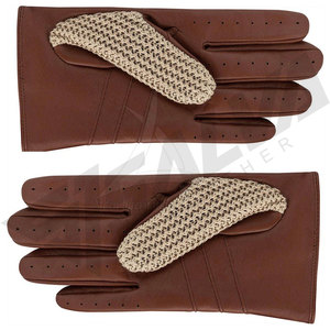 New Style SALVA LEATHER Fashion Leather Anti-Slip Touch Screen Quick Dry Lightweight Driving <b>Gloves</b> Cycling Unisex All Seasons - Product Image 3