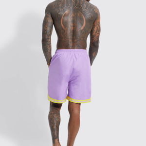 Shorts de survêtement confortables et décontractés pour hommes, respirants, à taille élastique, personnalisables, grandes tailles, 100 % coton molletonné, couleurs unies personnalisables - Product Image 3