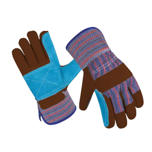 Guantes de Trabajo Raxel al por Mayor, Guantes de Seguridad de Cuero, Guantes de Trabajo de Piel de Vacuno para Uso Industrial a Bajo Costo - Product Image 6