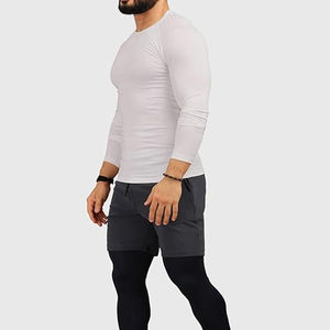 Camisetas Deportivas de Compresión para Hombre, Manga Larga, Secado Rápido, Personalizables, 100% Algodón, Cuello Redondo - Product Image 6