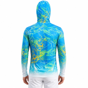 Chemises de pêche à manches longues personnalisées, respirantes, anti-UV, protection solaire, sublimation, sweat-shirt, vêtements de pêche, jersey à séchage rapide - Product Image 2