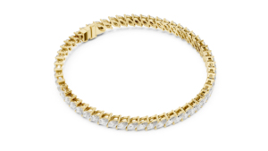 14k <b>White</b> Gold Round Lab-Grown Diamond Office Wear <b>Bracelet</b> for Women | New Grown Diamond - Product Image 6