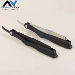 มีดโกนพับได้แบบพรีเมียมสำหรับผู้ชาย ผลิตจากสแตนเลสสตีลและ ABS ทนทาน ใช้โกนหนวดเครา เหมาะสำหรับร้านตัดผมมืออาชีพและการดูแลขน - Product Image 5