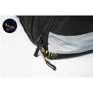 Mochila Negra Clásica de Moda, Impermeable, para Viajes, Deportes y Escuela, con Cierre de Cremallera - Product Image 2