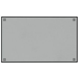 Tableau magnétique mural en verre trempé noir de 39.4 "x 23.6" pour le bureau et l'école - Product Image 4