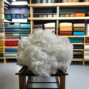 Hot Selling 7D Fibres Recycled Polyester 15D Hollow Conjugated Toy <b>Sofa</b> <b>Material</b> High Quality Siliconized Spinning Concrete - Product Image 1