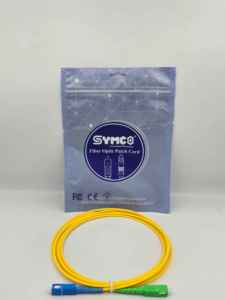 Cable de Fibra Óptica de Grado de Red SC/UPC-SC/APC-SM-SX-3.0-3M-1, Cable Óptico Dúplex con Revestimiento Amarillo, Monomodo - Product Image 2