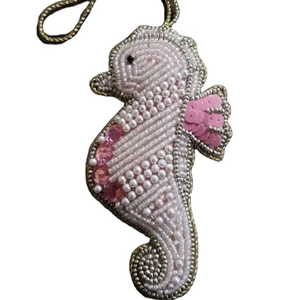 Multi-Functional Vintage Leather Keychain with Beaded <b>Bag</b> <b>Charm</b> Lightweight Fashionable Accessory for Everyday Use - Product Image 1