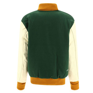 Veste Letterman pour homme, chaude pour l'hiver, écologique, respirante, tissu doux, confortable, logo sur le devant, style décontracté - Product Image 2