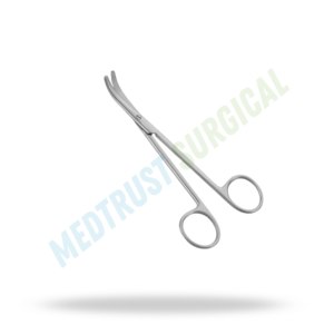 Ciseaux de rhinoplastie Fomon 12,5 cm, instrument chirurgical pour la chirurgie nasale, coupe des tissus - Product Image 4