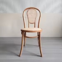 Chaise de jardin scandinave moderne en bois, chaise de cour en bambou, légère, écologique, pieds effilés, mobilier de repas d'extérieur