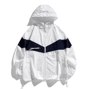 Veste d'hiver pour homme en toile imperméable coupe-vent personnalisée, légère, en polyester, à séchage rapide, col montant, pour moto - Product Image 2