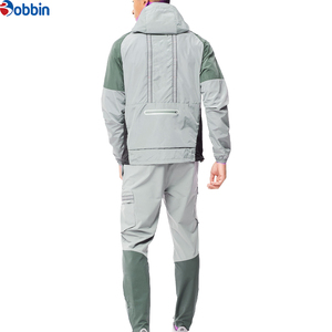Top Custom Solid Color <b>Men's</b> <b>Track</b> Running Windbreaker <b>Jacket</b> Set Plus Size Lightweight Sports Wear <b>for</b> <b>Men</b> Casual Sports Wear - Product Image 2