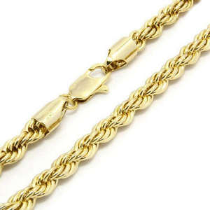 Collier chaîne Figaro en cuivre plaqué or 18 carats, épais et torsadé, style Hip Hop, unisexe, cadeau, bijoux, fournisseur en gros - Product Image 2